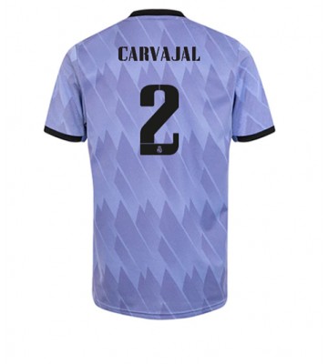 Real Madrid Daniel Carvajal #2 Bortedrakt 2022-23 Kortermet
